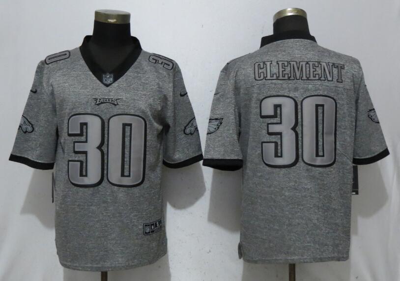 Men Philadelphia Eagles #30 Clement Gray Vapor Untouchable Stitched Gridiron Limited Nike NFL Jerseys